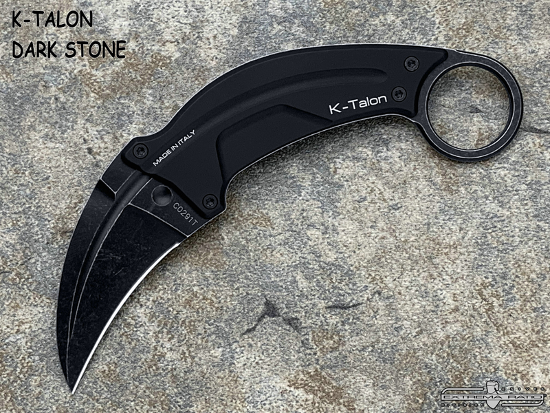 Extrema Ratio 极端武力 K-TALON DARK STONE N690钢 黑色石洗战术爪刀（现货）